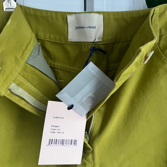 PALOMA WOOL TARENTO PANTS in π« GREEN β¨π NEVER WORN πΏβ¨ US Size 10 - Picture 6 of 7